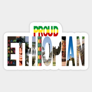 Proud Ethiopian Sticker